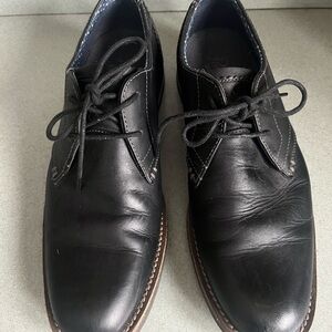 Original Penguin Black or very dark navy Leather Oxfords Sz 8.5